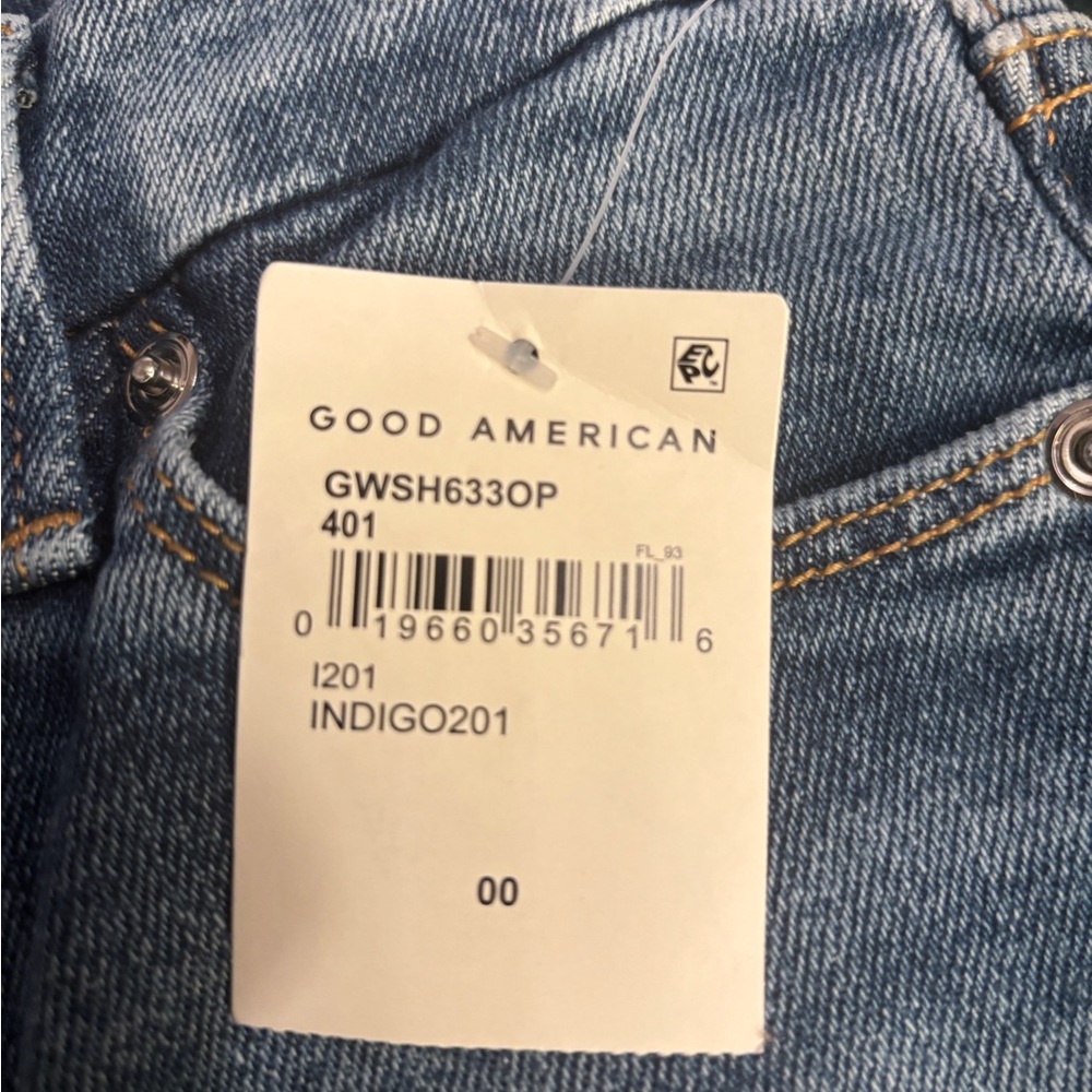 NWT - Good American - Good Waist Step Hem - Size 00/24 - Picture 3 of 10